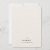 Handgemalte Wasserfarben-Hochzeit Einladung (Rückseite)