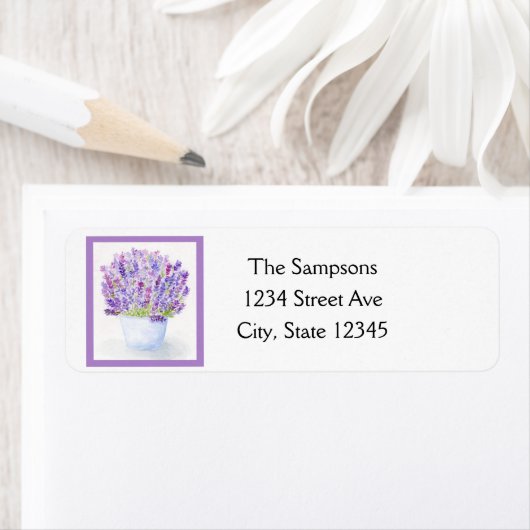 Handgemalte Wasserfarben-Lavendel (Insitu)