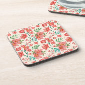 Handgemalte Wasserfarben-Muster-54098 Getränkeuntersetzer (Linke Seite)