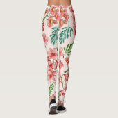 Handgemalte Wasserfarben-Muster-54098 Leggings (Rückseite)