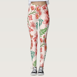 Handgemalte Wasserfarben-Muster-54098 Leggings