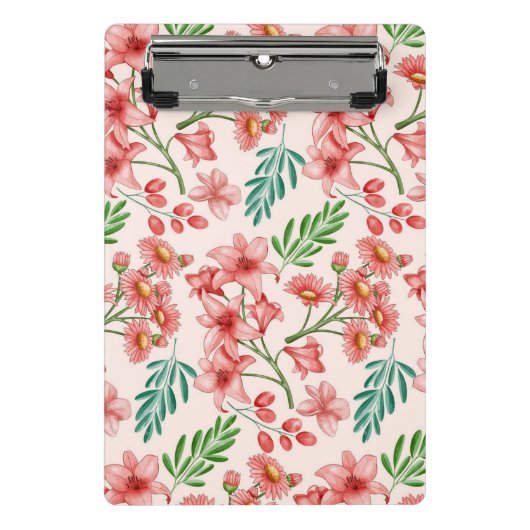 Handgemalte Wasserfarben-Muster-54098 Mini Klemmbrett (Vorderseite)