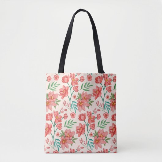 Handgemalte Wasserfarben-Muster-54098 Tasche (Vorderseite)