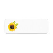 Handgemalte Wasserfarben-Sonnenblume (Vorne)