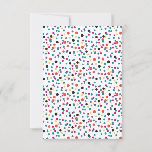 Handgemalte Wasserfarbenduft-Blütenhochzeit RSVP Karte (Rückseite)