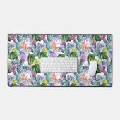 Handgemalte Wasserfarbenkaktus Muster 2 Schreibtischunterlage (Tastatur & Maus)