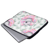 Handgemalte Wasserfarbenmuster mit Koala tropica Laptopschutzhülle (Vorne Knopf)