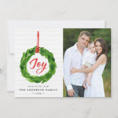 Handgemalte Weihnachtskarte (Vorderseite)