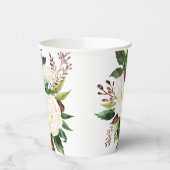 Handgemalte Weißspitzen Pappbecher (Links)