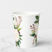 Handgemalte Weißspitzen Pappbecher (Rechts)