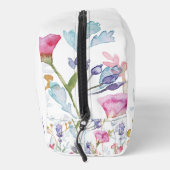 Handgemalte, wunderschöne Blumenmuster Waschbeutel (Rechts)