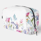 Handgemalte, wunderschöne Blumenmuster Waschbeutel (Rechte Ecke)