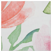 Handgemalte, zarte Blume Stoff (Muster)