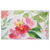 Handgemalte, zarte Blume Stoff (Fat Quarter (45,7 x 55,9 cm))