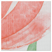 Handgemalte, zarte Blume Stoff (Nahaufnahme)