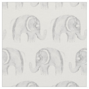 Handgemalter Elefant des modernen Aquarells des Stoff