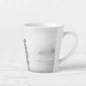 Handgemalter gefährdeter Schneeleopard Milchtasse (Rechts)