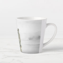 Handgemalter gefährdeter Schneeleopard Milchtasse