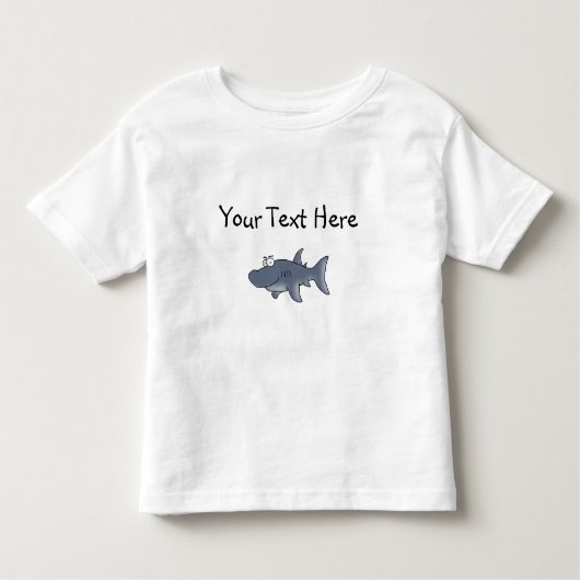 Handgemalter Haifisch für Kinder - FERTIGEN Sie Kleinkind T-shirt (Vorderseite)