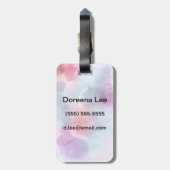 Handgemalter Hintergrund 10 des abstrakten Gepäckanhänger (Rückseite vertikal)