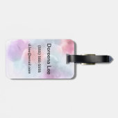 Handgemalter Hintergrund 10 des abstrakten Gepäckanhänger (Rückseite horizontal)