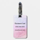 Handgemalter Hintergrund 11 des abstrakten Gepäckanhänger (Rückseite vertikal)