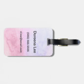 Handgemalter Hintergrund 11 des abstrakten Gepäckanhänger (Rückseite horizontal)