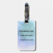 Handgemalter Hintergrund 12 des abstrakten Gepäckanhänger (Rückseite vertikal)