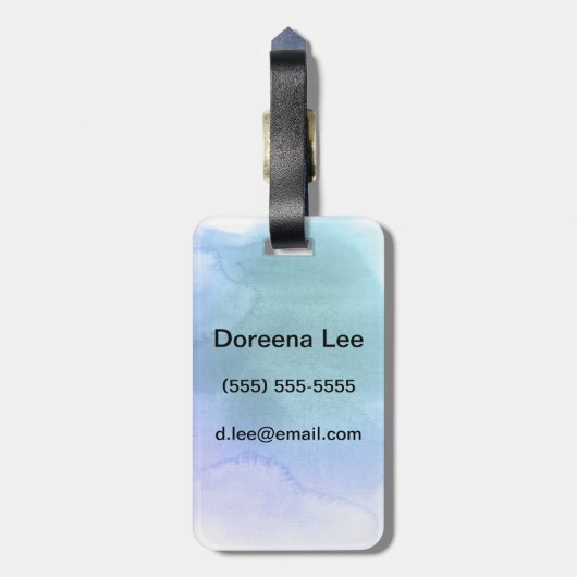 Handgemalter Hintergrund 12 des abstrakten Gepäckanhänger (Rückseite vertikal)