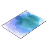 Handgemalter Hintergrund 12 des abstrakten Notizblock (Linke Seite)