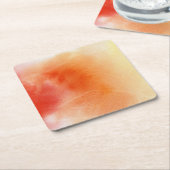 Handgemalter Hintergrund 15 des abstrakten Rechteckiger Pappuntersetzer (angewinkelt)