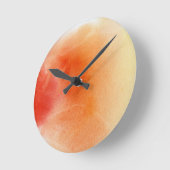Handgemalter Hintergrund 15 des abstrakten Runde Wanduhr (Winkel)