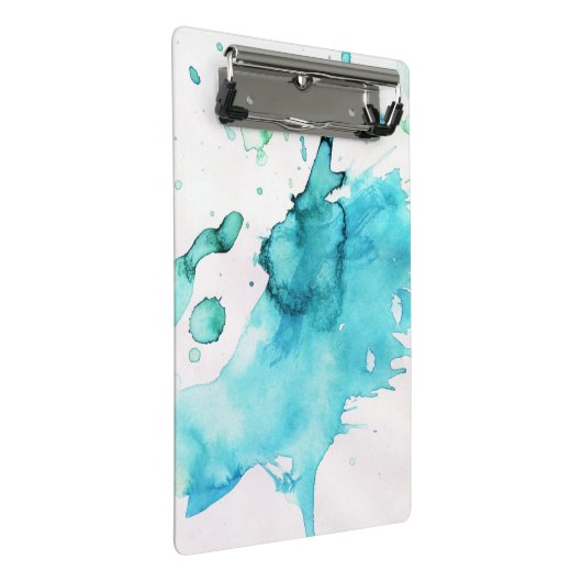 Handgemalter Hintergrund 2 des abstrakten Mini Klemmbrett (Schrägansicht)