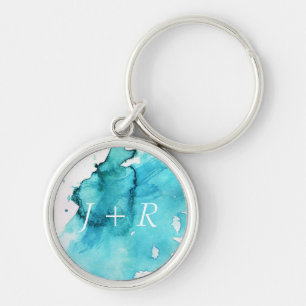 Handgemalter Hintergrund 2 des abstrakten Schlüsselanhänger