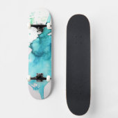 Handgemalter Hintergrund 2 des abstrakten Skateboard (Vorderseite)
