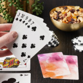Handgemalter Hintergrund 3 des abstrakten Spielkarten (In Situ)