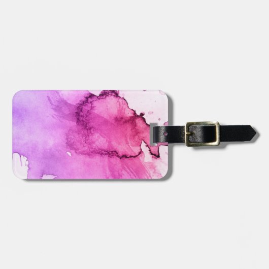 Handgemalter Hintergrund 5 des abstrakten Gepäckanhänger (Vorderseite horizontal)