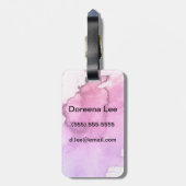 Handgemalter Hintergrund 5 des abstrakten Gepäckanhänger (Rückseite vertikal)