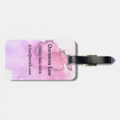 Handgemalter Hintergrund 5 des abstrakten Gepäckanhänger (Rückseite horizontal)