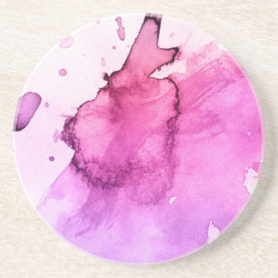 Handgemalter Hintergrund 5 des abstrakten Getränkeuntersetzer