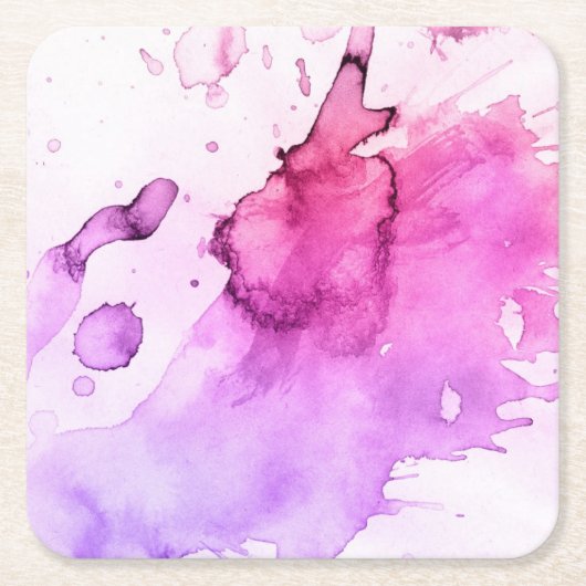 Handgemalter Hintergrund 5 des abstrakten Rechteckiger Pappuntersetzer (Vorderseite)