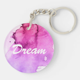 Handgemalter Hintergrund 5 des abstrakten Schlüsselanhänger