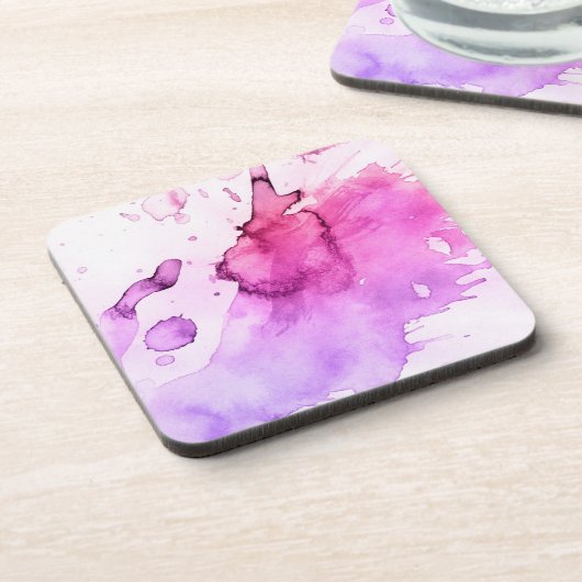 Handgemalter Hintergrund 5 des abstrakten Untersetzer (Linke Seite)