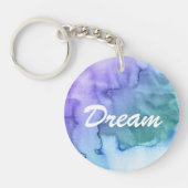 Handgemalter Hintergrund 6 des abstrakten Schlüsselanhänger (Vorderseite)