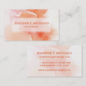 Handgemalter Hintergrund 6 des abstrakten Visitenkarte (Vorne/Hinten)