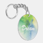 Handgemalter Hintergrund 8 des abstrakten Schlüsselanhänger (Vorderseite links)