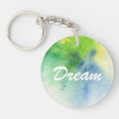 Handgemalter Hintergrund 8 des abstrakten Schlüsselanhänger (Vorderseite)