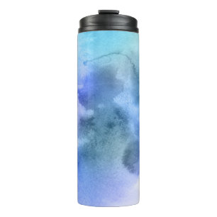 Handgemalter Hintergrund 9 des abstrakten Thermosbecher