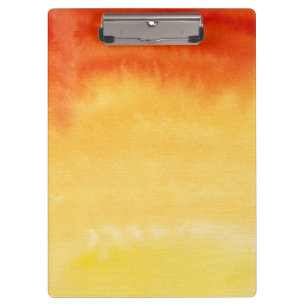 Handgemalter Hintergrund des abstrakten Watercolor Klemmbrett