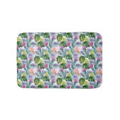 Handgemaltes Aquarell-Kaktus-Muster Badematte (Vorderseite)